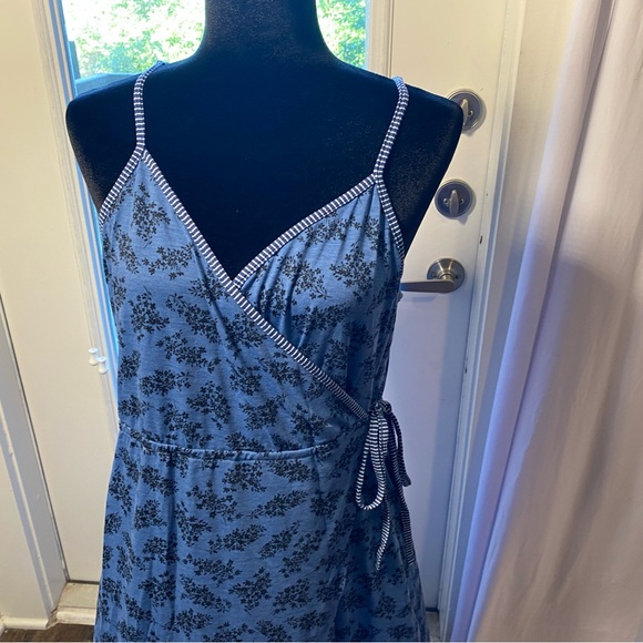 Hem & Thread Cottagecore Cami Strap True Summer Wrap Dress Large Maxi Dress - Picture 14 of 15